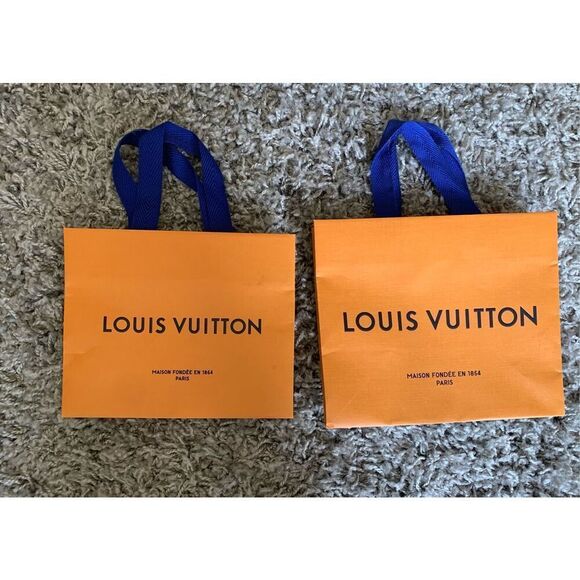 2 Authentic Louis Vuitton Shopping Gift Paper Bag LOT - Picture 7 of 7